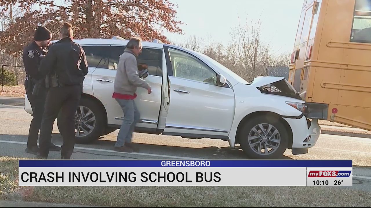 School bus involved in crash in Greensboro – FOX8 WGHP