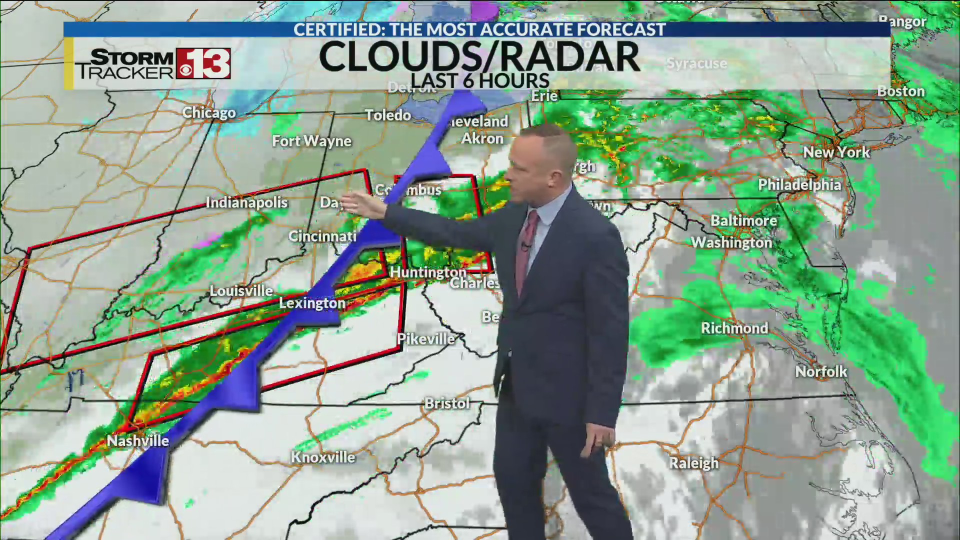 Rain turns to COLD temps today – WOWK 13 News