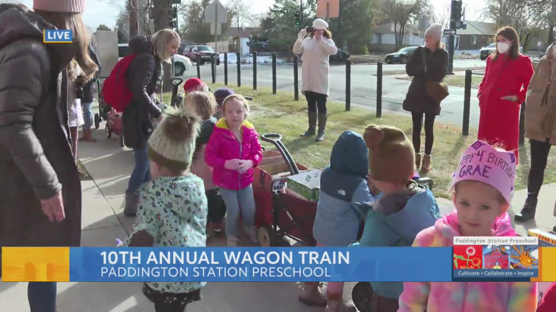 10th Annual Wagon Train Paddington Station Preschool FOX31 Denver