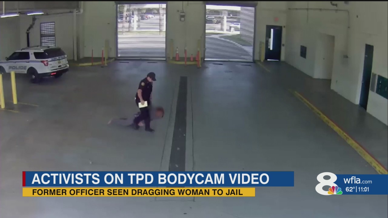 Tampa officer terminated after video shows him dragging woman into jail ...