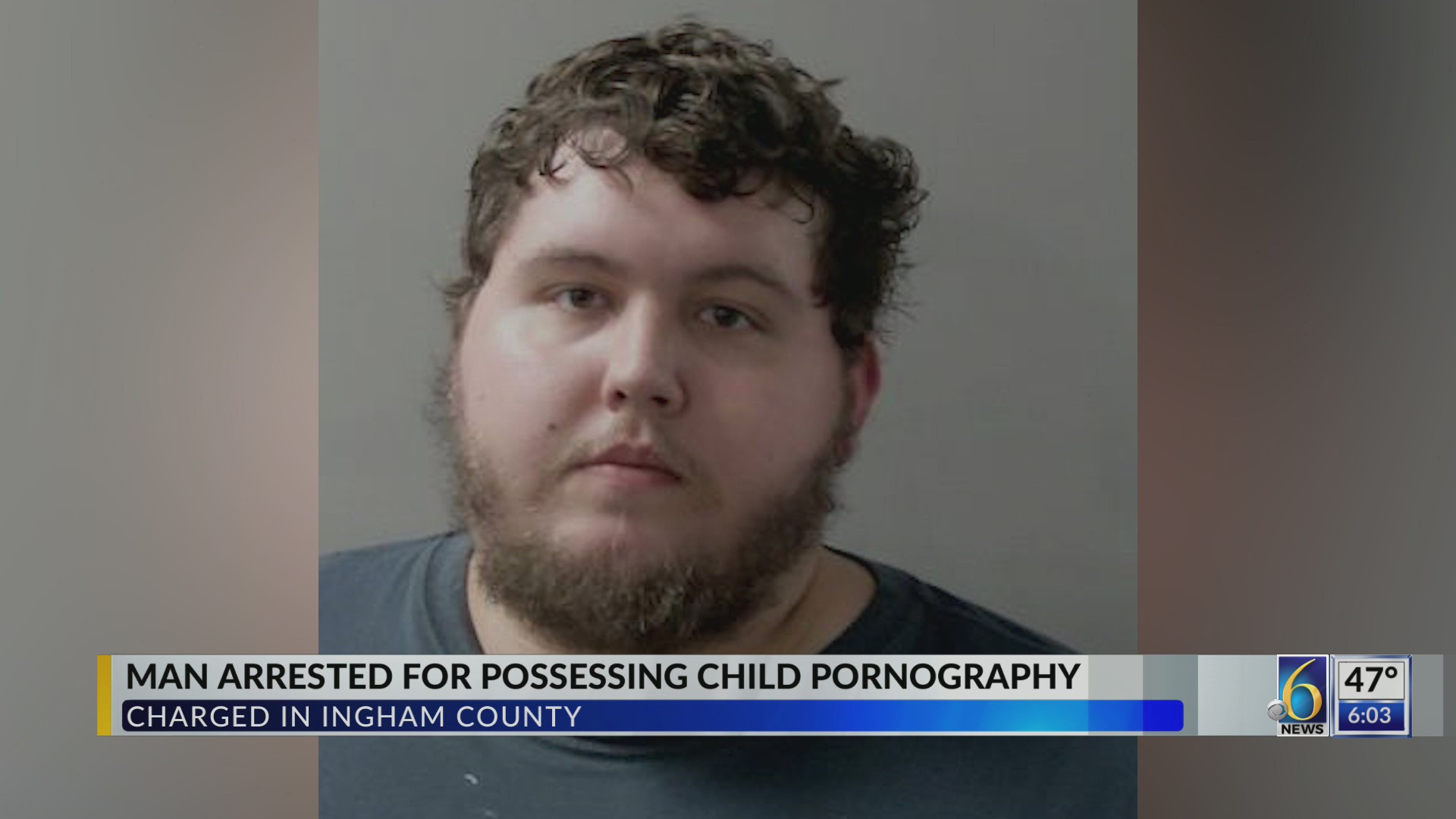 Man arrested for possessing child pornography – WLNS 6 News