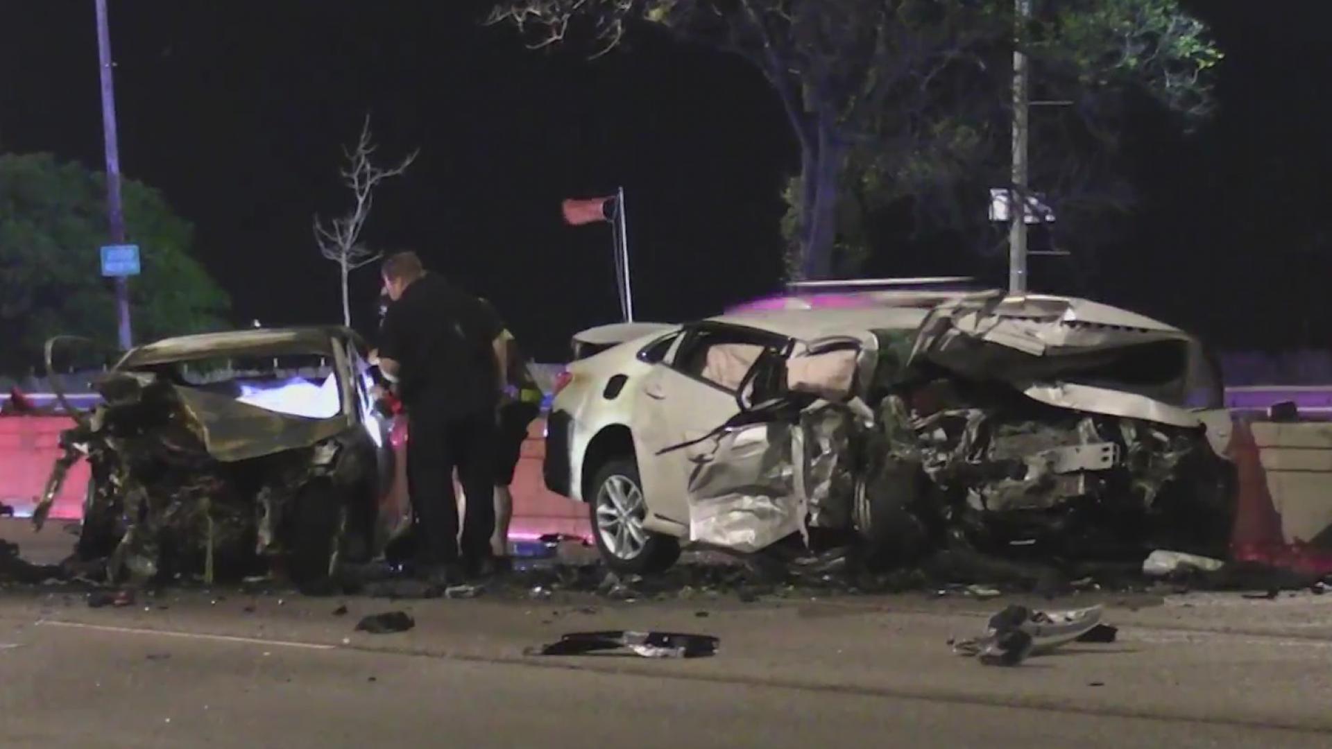 2 killed, car catches fire, in wrong-way DuSable Lake Shore Drive crash ...