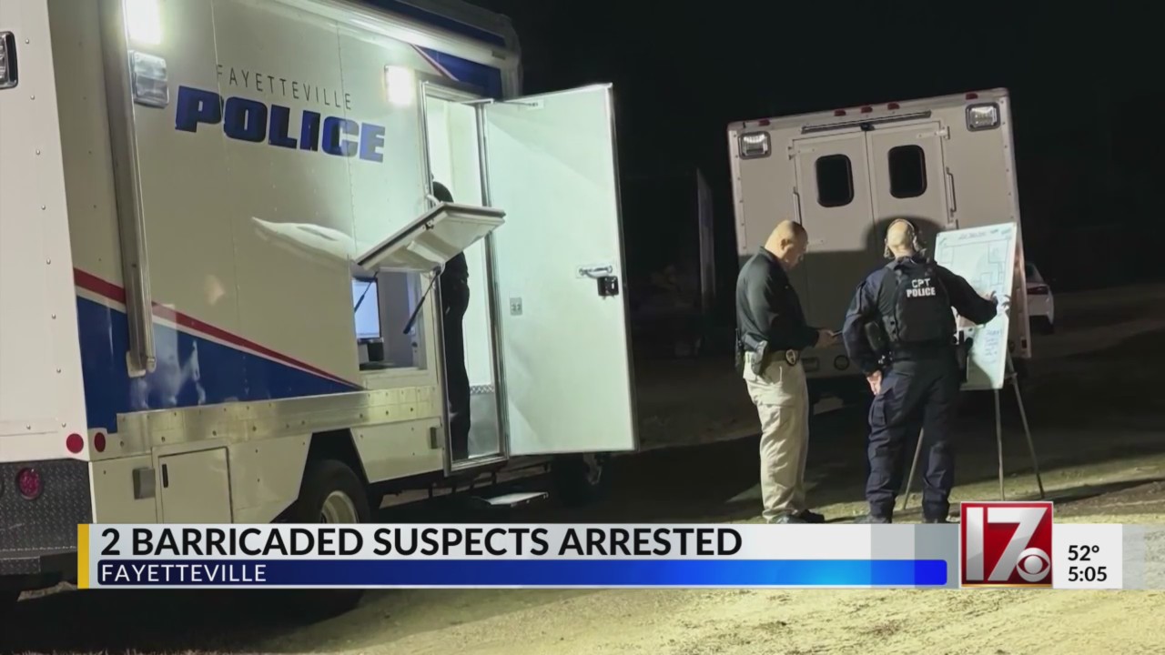 2 barricaded, suspects arrested in Fayetteville – FOX8 WGHP