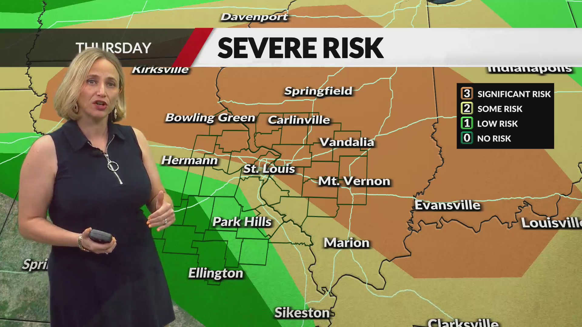 Severe storms may pop near St. Louis Thursday – FOX 2