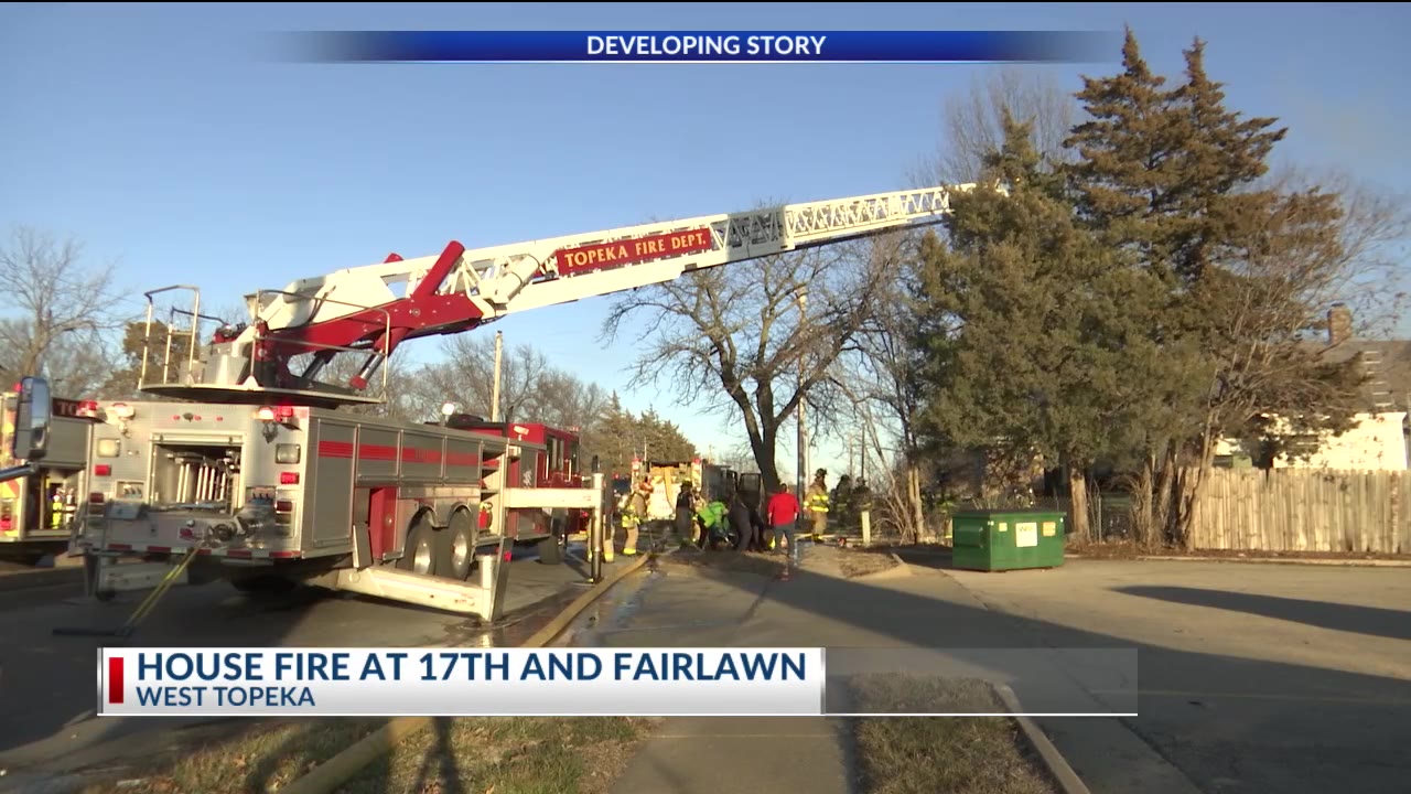 TFD responds to house fire call in west Topeka – KSNT 27 News