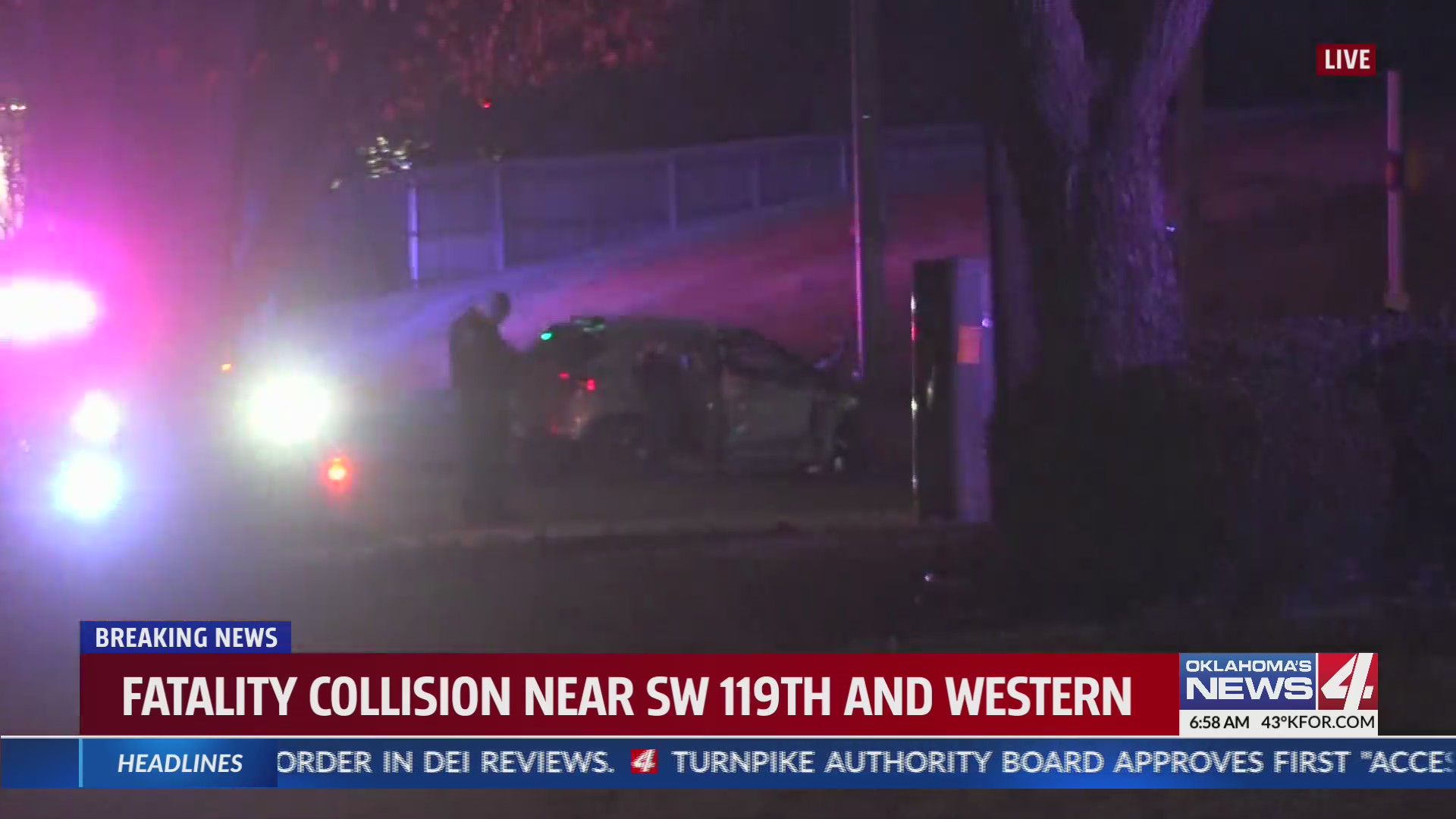 Emergency crews respond to fatal car crash in Oklahoma City – KFOR.com