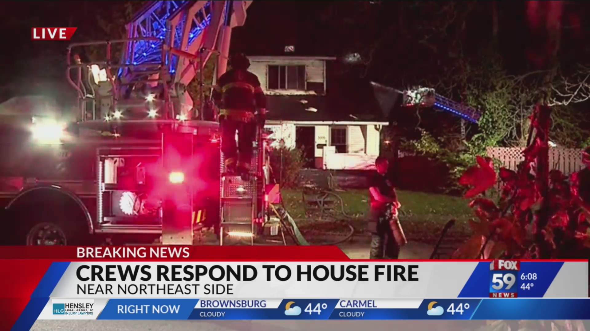 IFD responds to house fire on Indy’s near northeast side – Fox 59