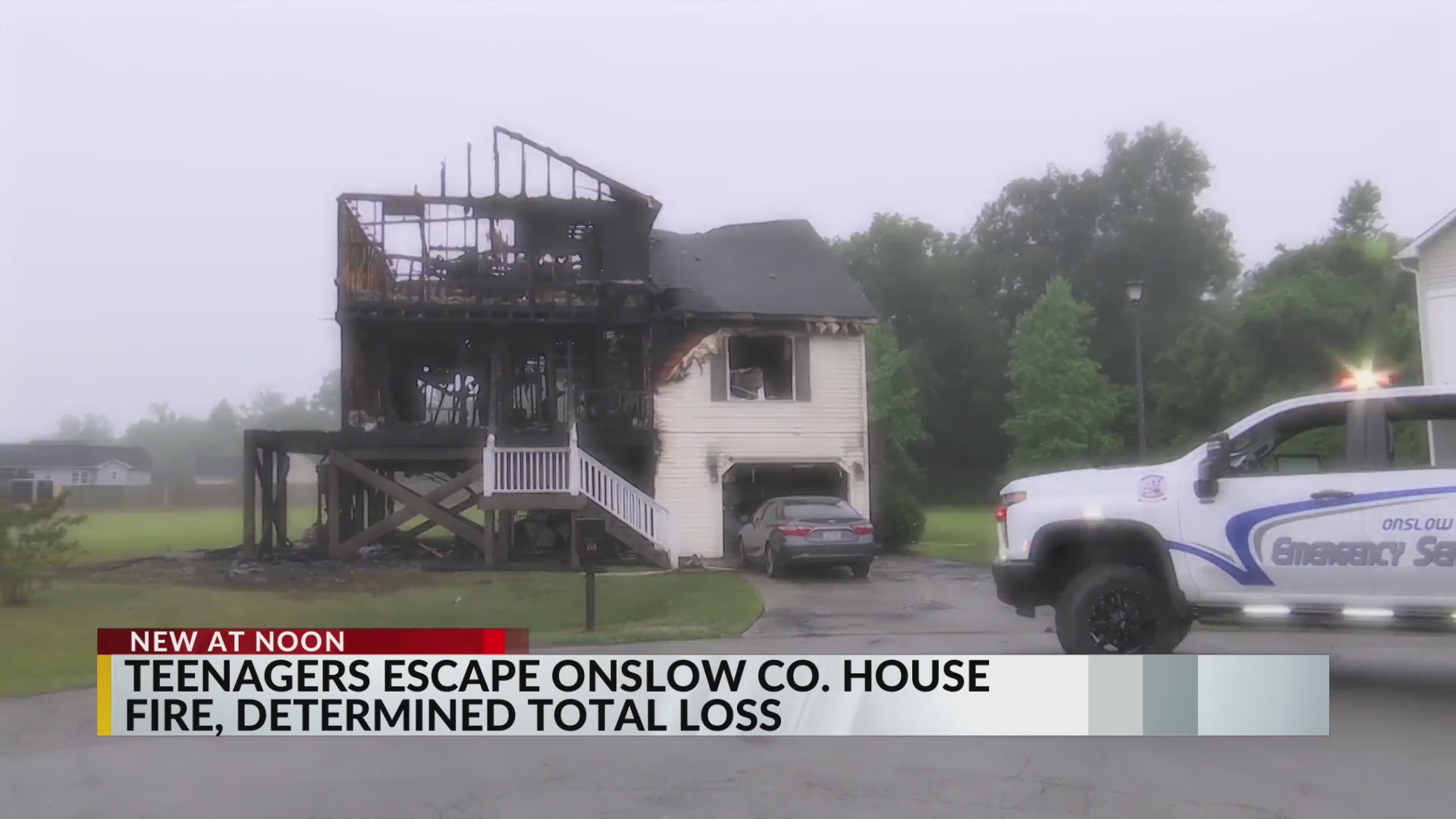 Fire erupts at home in Onslow County early Tuesday WNCT