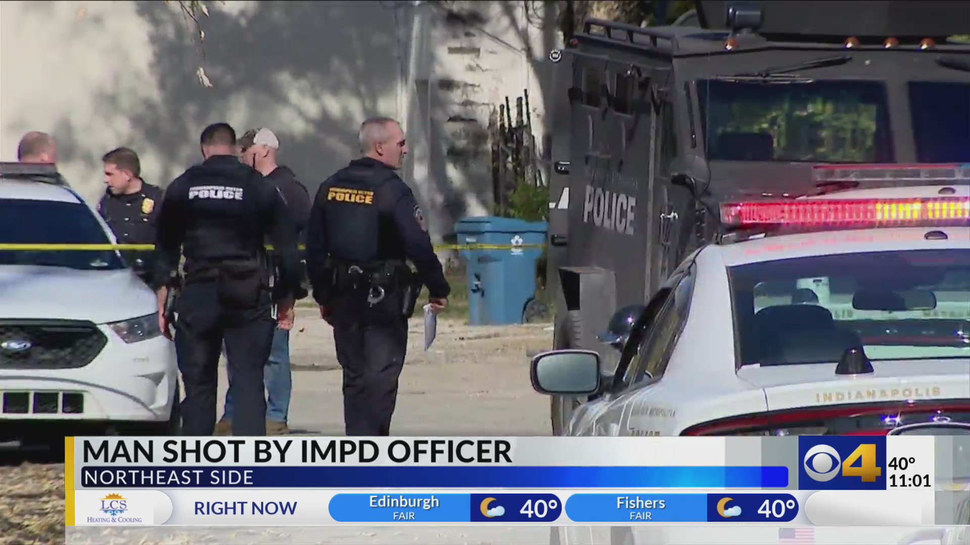 IMPD on scene of officer-involved shooting on northeast side of ...