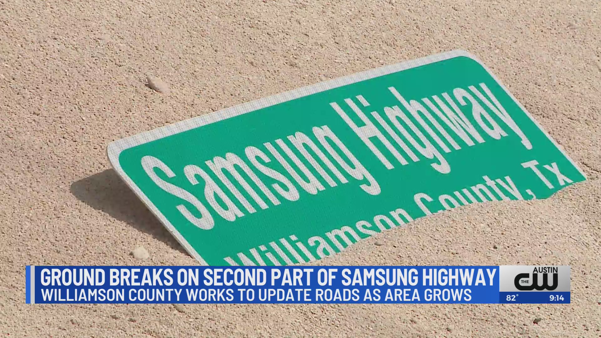 Construction begins for Segment 2 of Samsung Highway in Williamson