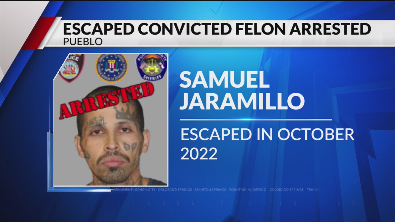 Escaped convict arrested in Pueblo – FOX21 News Colorado