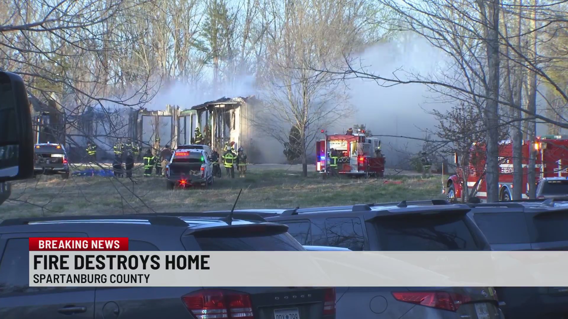 House destroyed by fire in Spartanburg Co. – WSPA 7NEWS