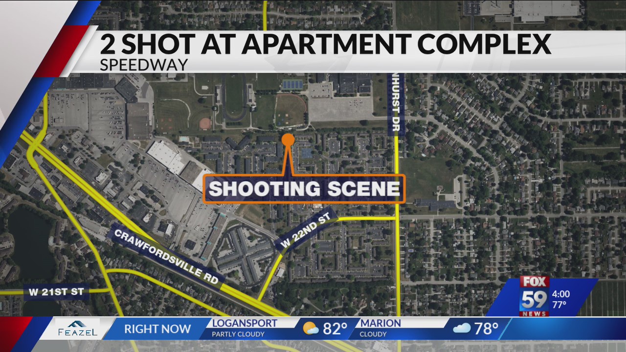 2 shot at Speedway apartment complex Fox 59
