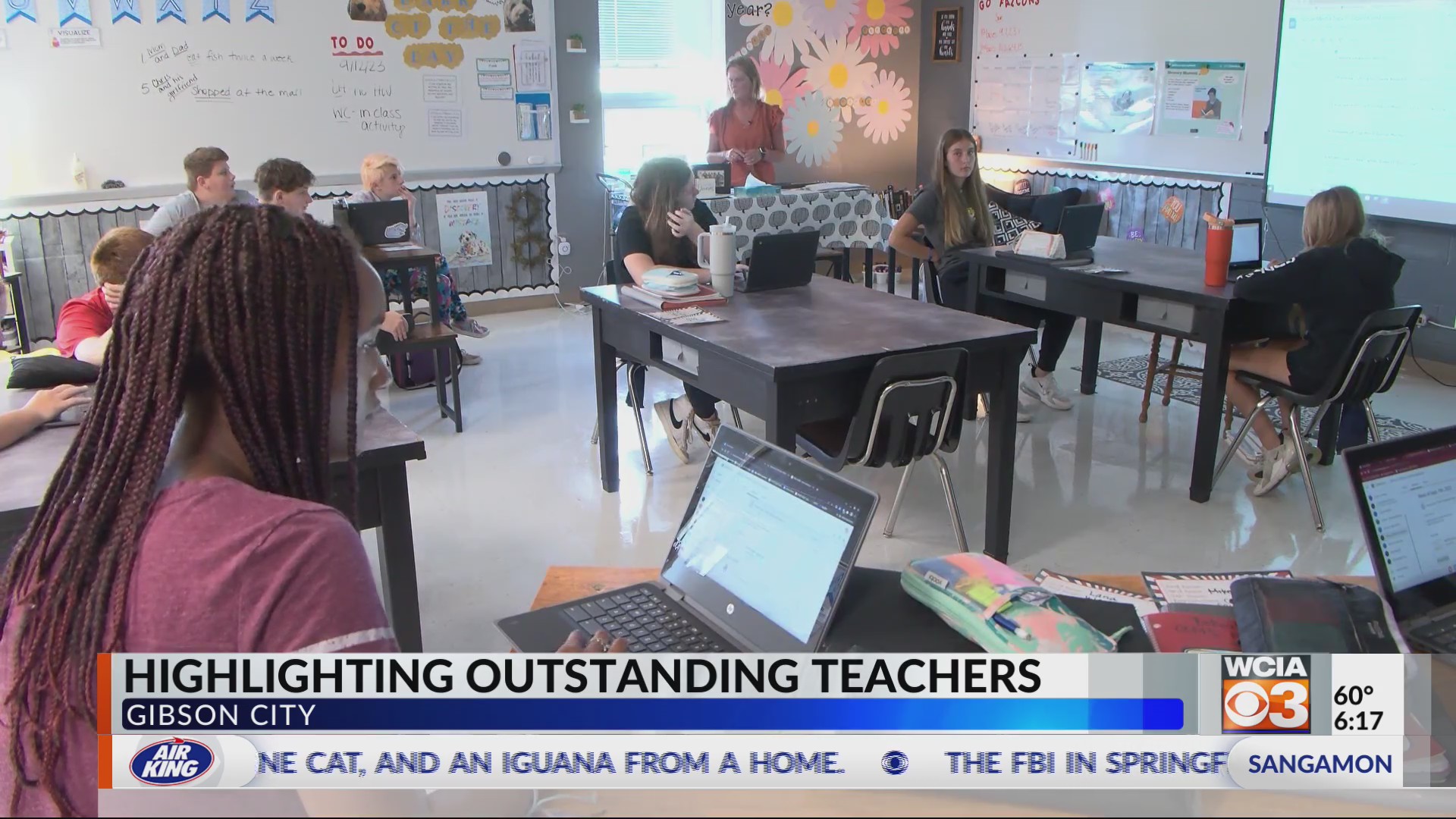 Gibson City teacher pushing students to potential, helping one adjust ...