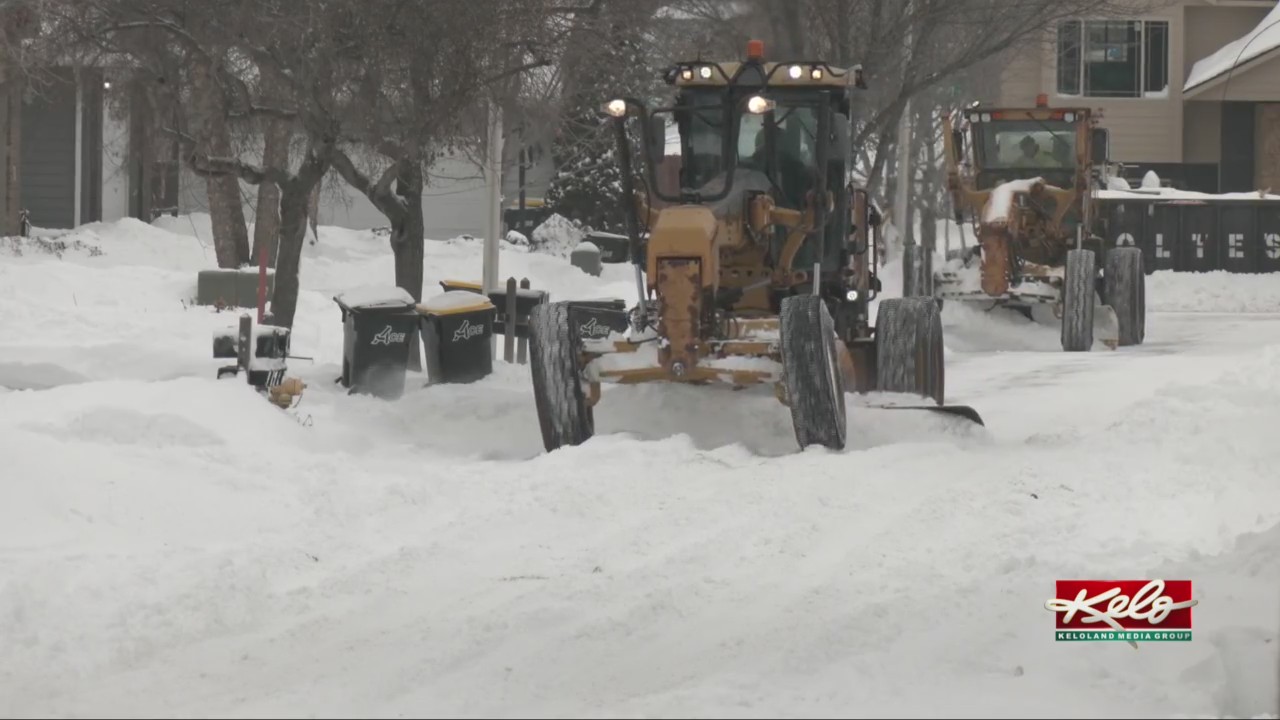 Checking in on snow plowing in Sioux Falls