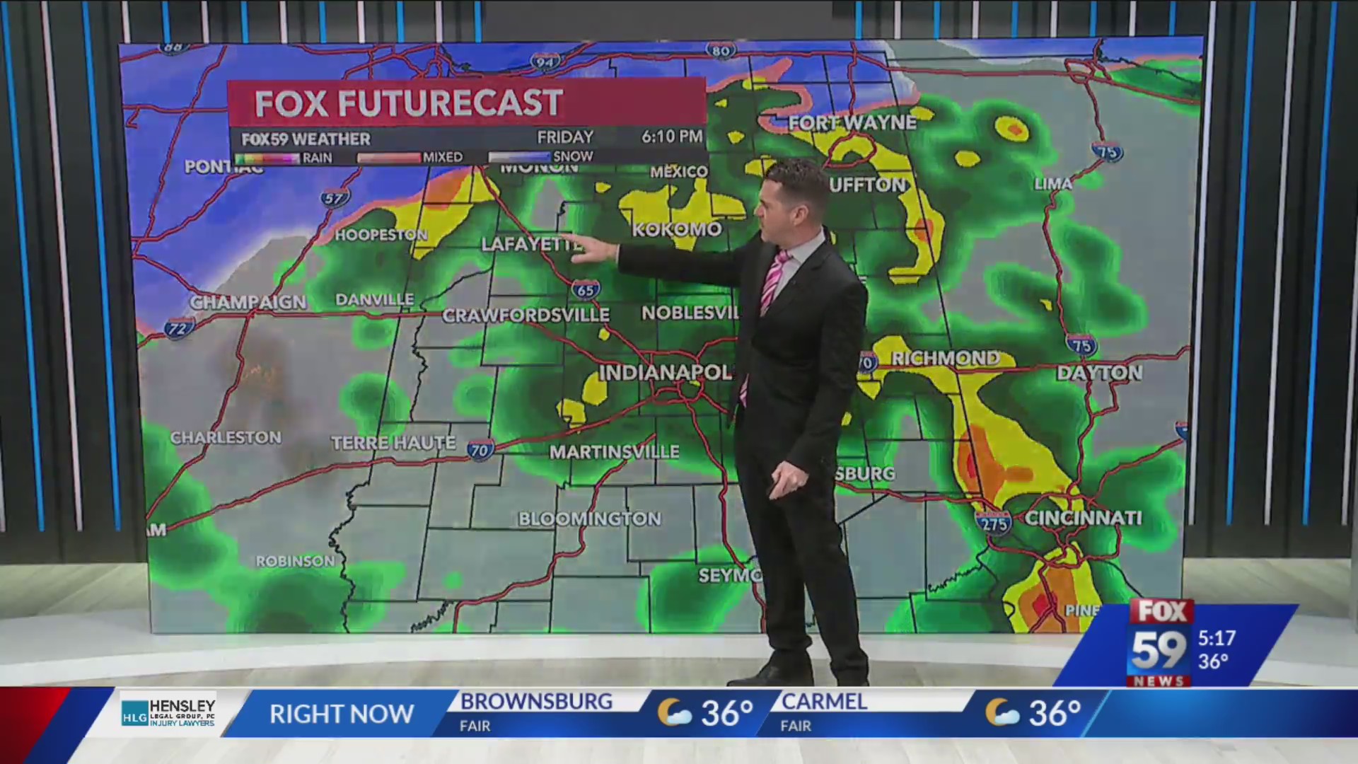 Quiet day before second winter storm of the week – Fox 59