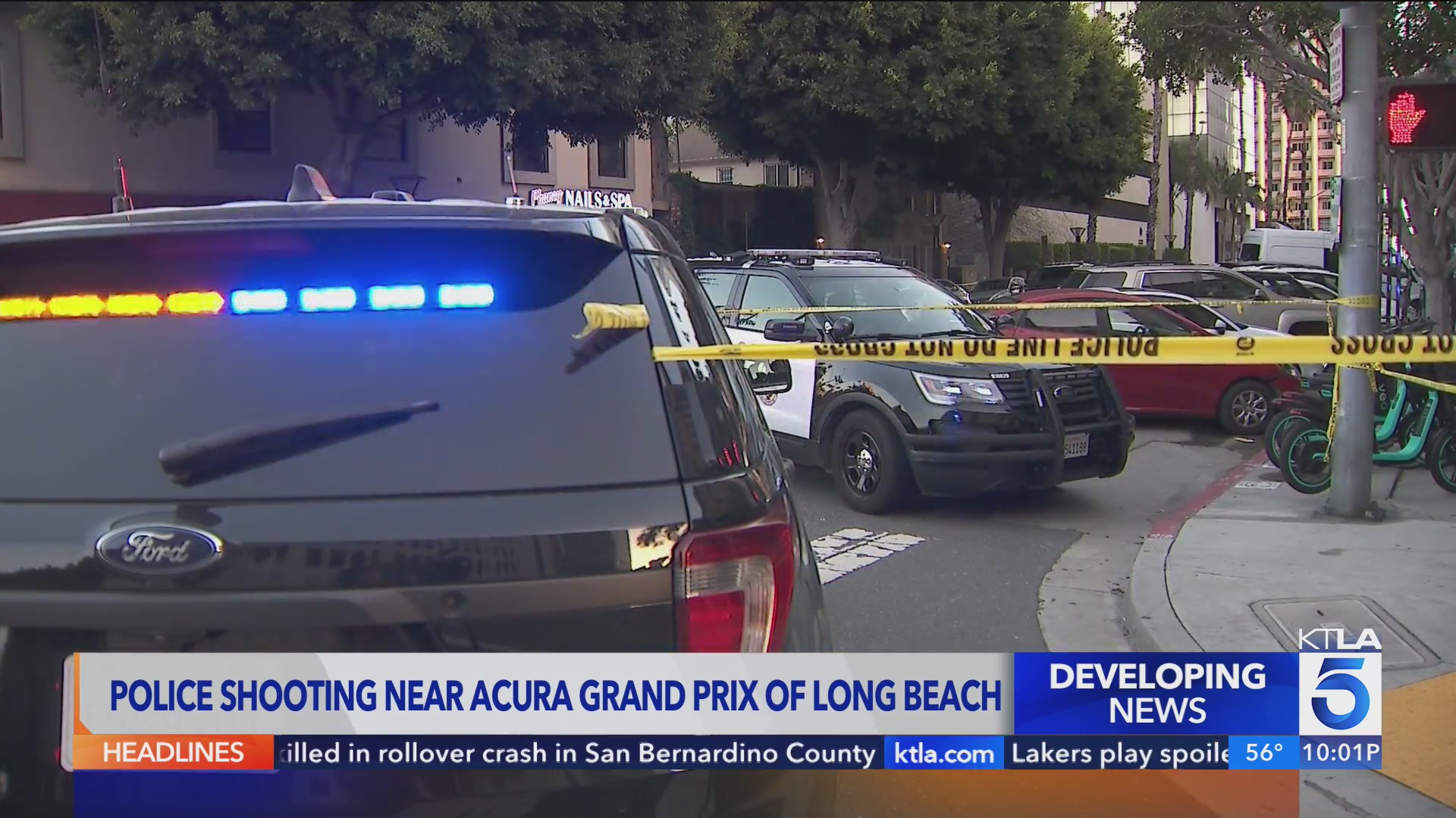 1 in custody after police shooting near Acura Grand Prix of Long Beach ...