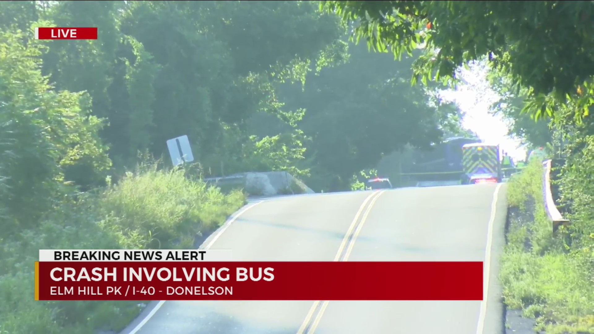 Crash involving 2 buses closes Elm Hill Pike – WKRN News 2