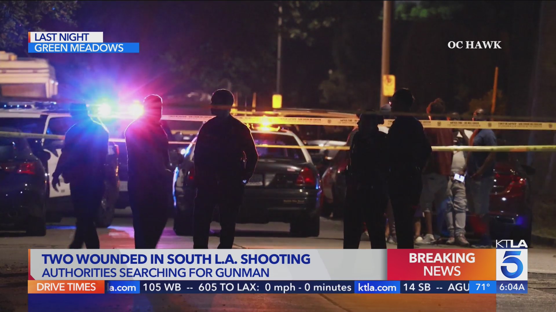 2 men hospitalized after being shot in South L.A. – KTLA