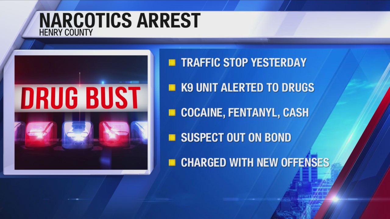 Henry County deputies allegedly seize cocaine, fentanyl during traffic ...