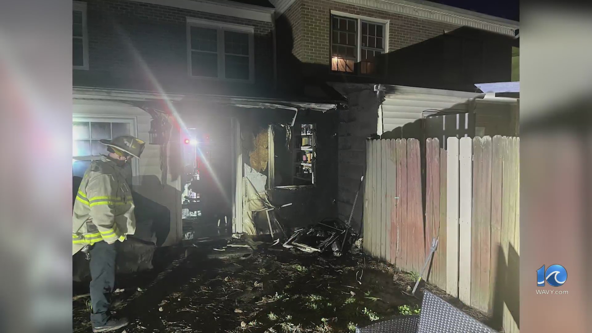 Four people and two animals displaced after home fire in Portsmouth ...