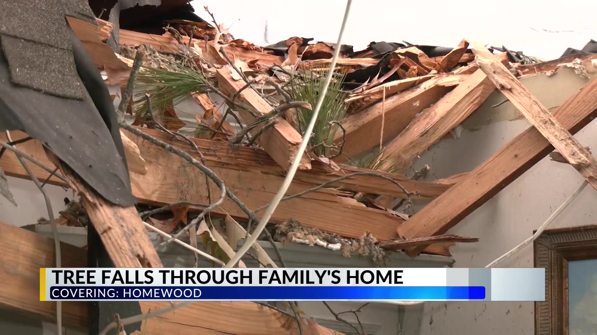 Homewood family recovering after EF1 tornado hits home while they were ...