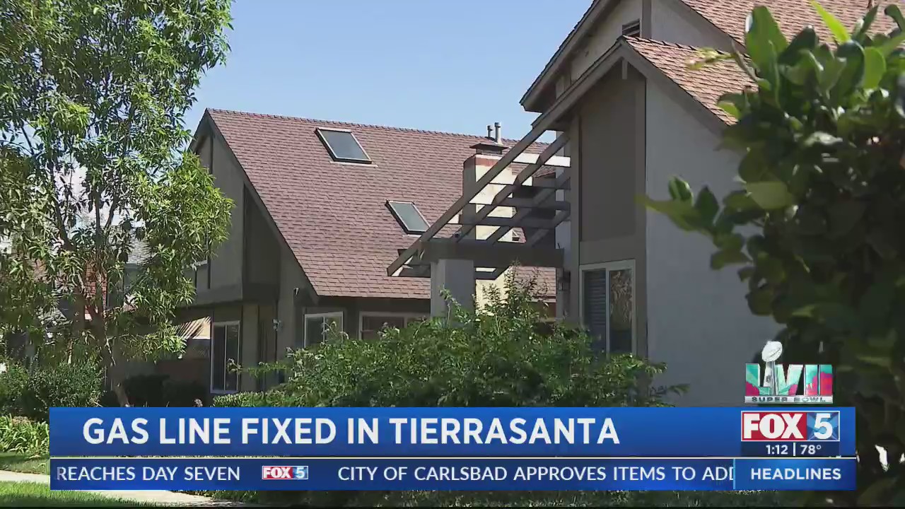 Gas line fixed in Tierrasanta – FOX 5 San Diego & KUSI News