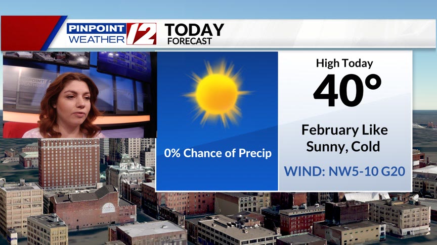 Weather Now: Cold but Dry & Sunny Day Ahead, Saturday 2-18-23 – WPRI.com