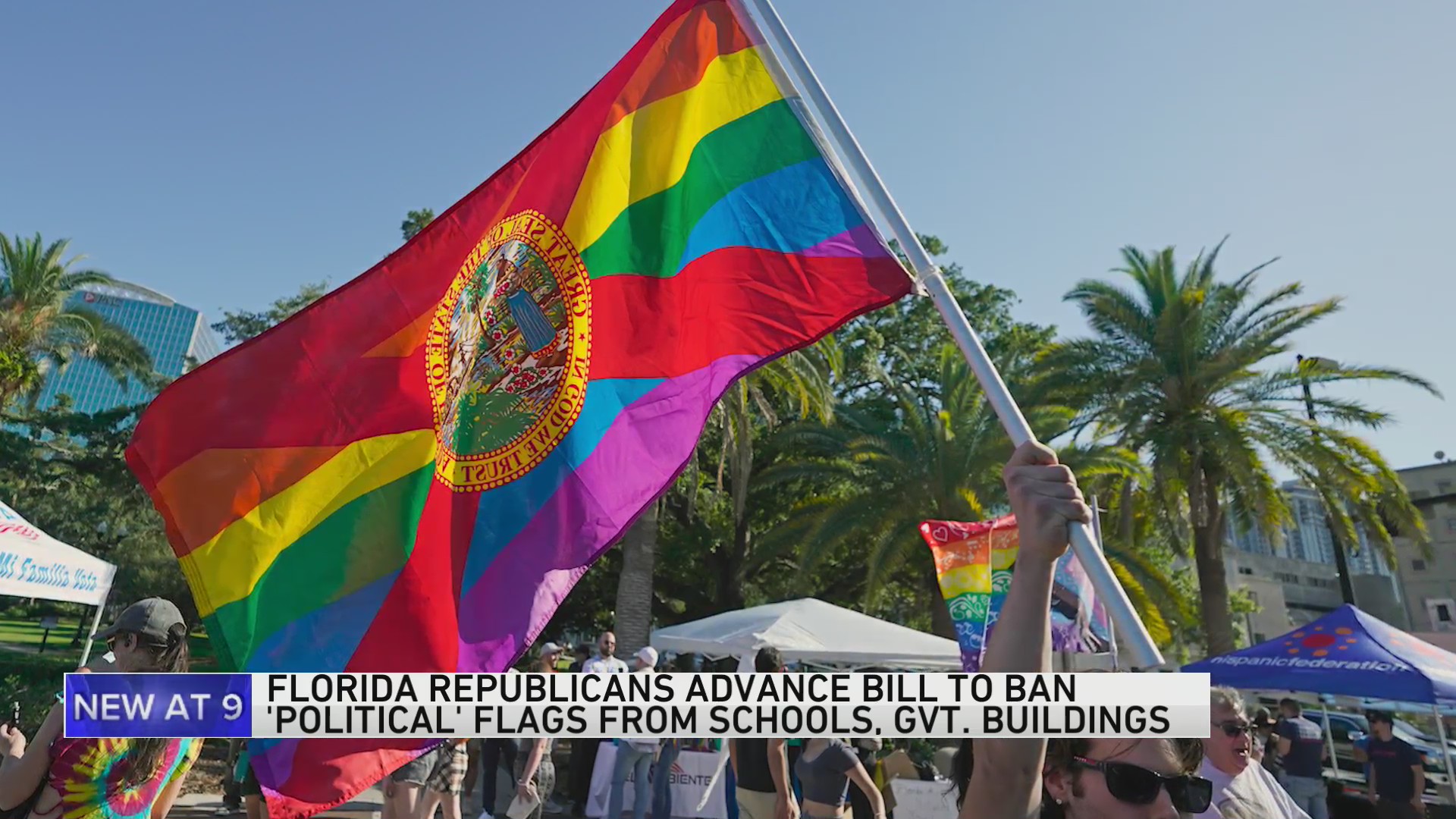 Florida GOP lawmakers seek to ban rainbow flags in schools, saying they ...