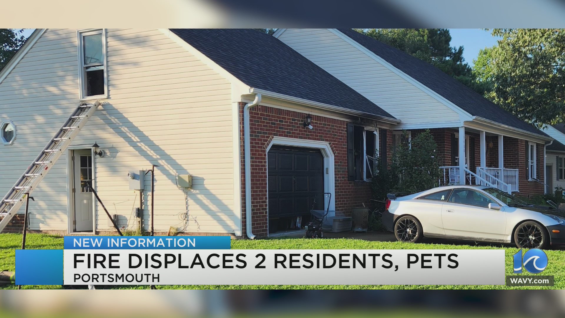 2 dogs, turtle rescued from Portsmouth house fire – WAVY.com