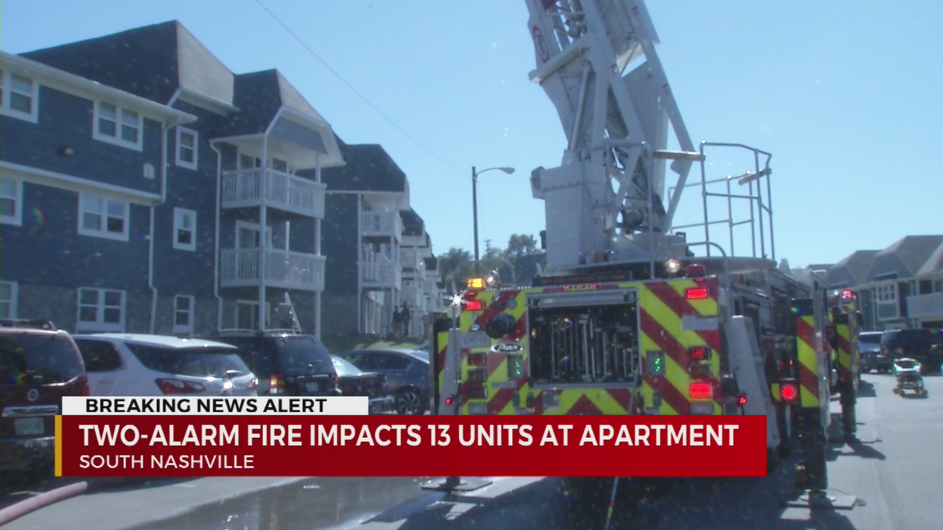 Two-alarm fire impacts 13 units at Nashville apartment complex – WKRN ...