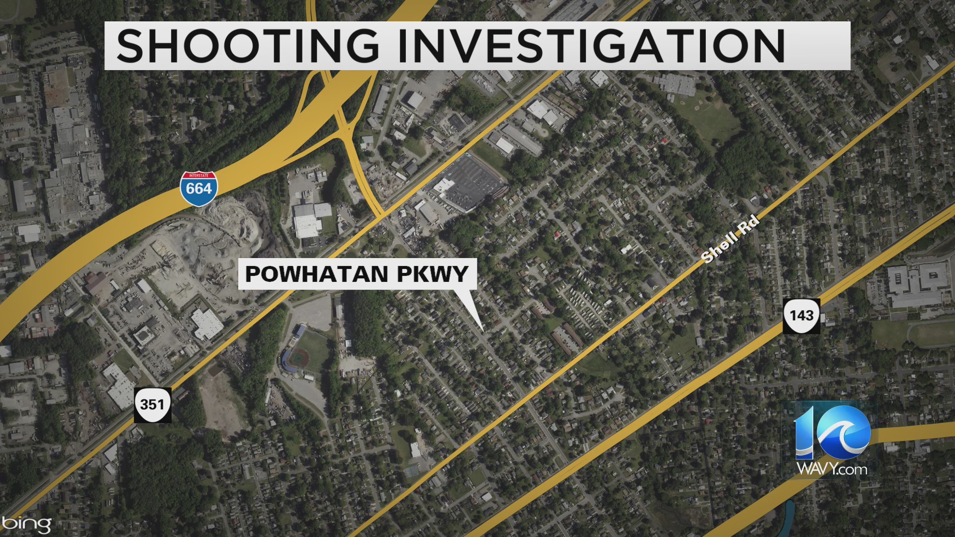 Overnight shooting in Hampton sends 19yearold to the hospital