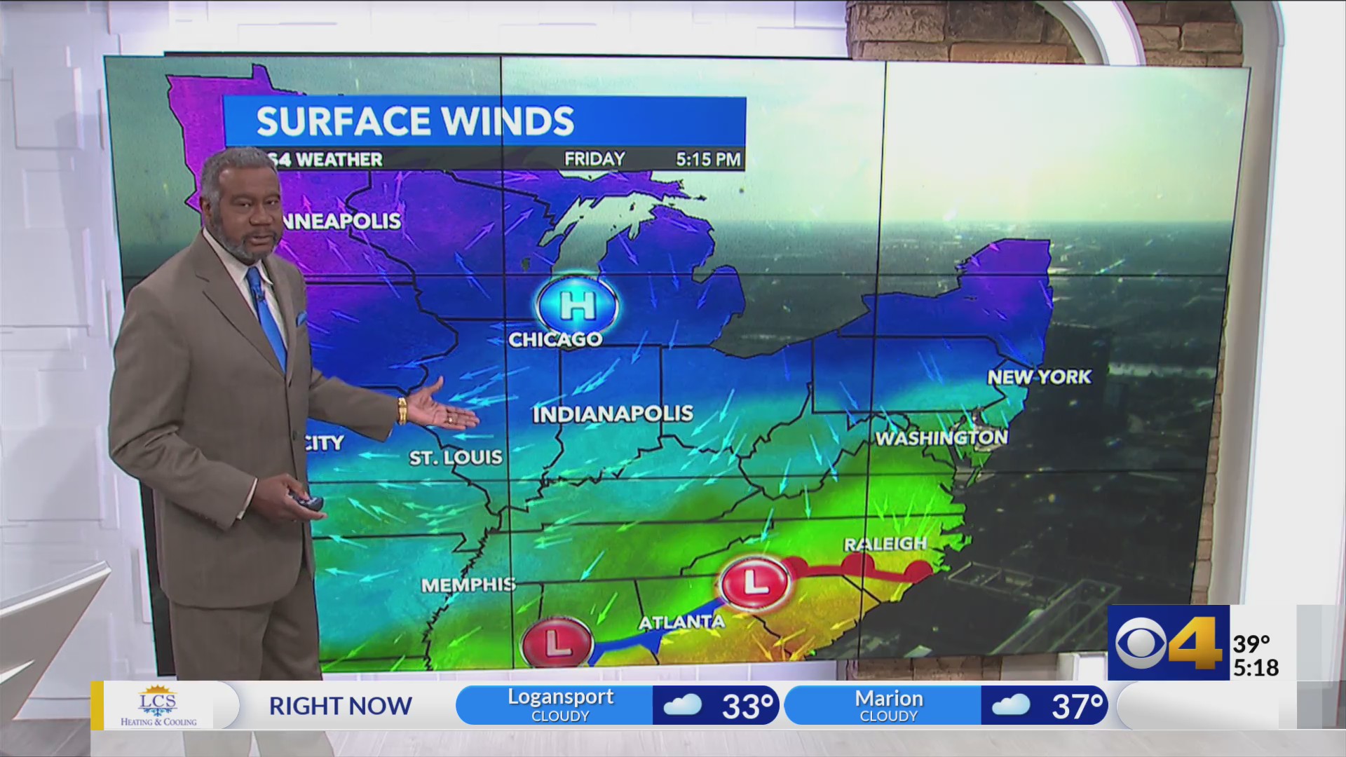 Another round of warming as next system approaches – Fox 59