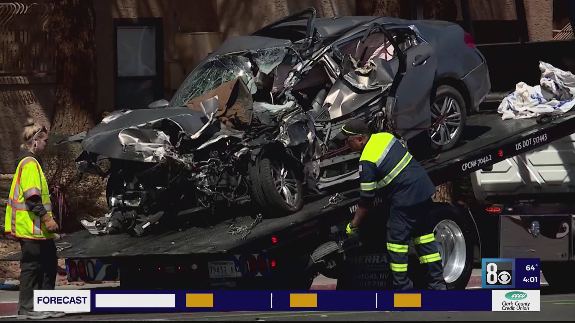 One dead after west Las Vegas crash – KLAS