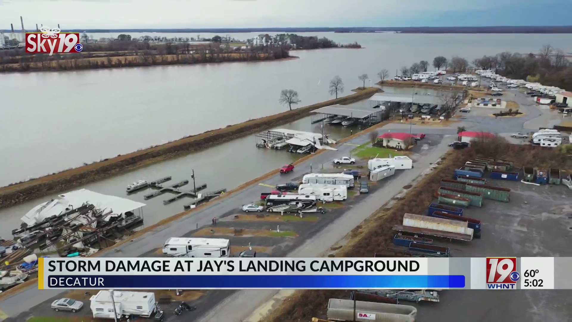 Storm Damage at Jay’s Landing Campground — 5 p.m. – WHNT.com