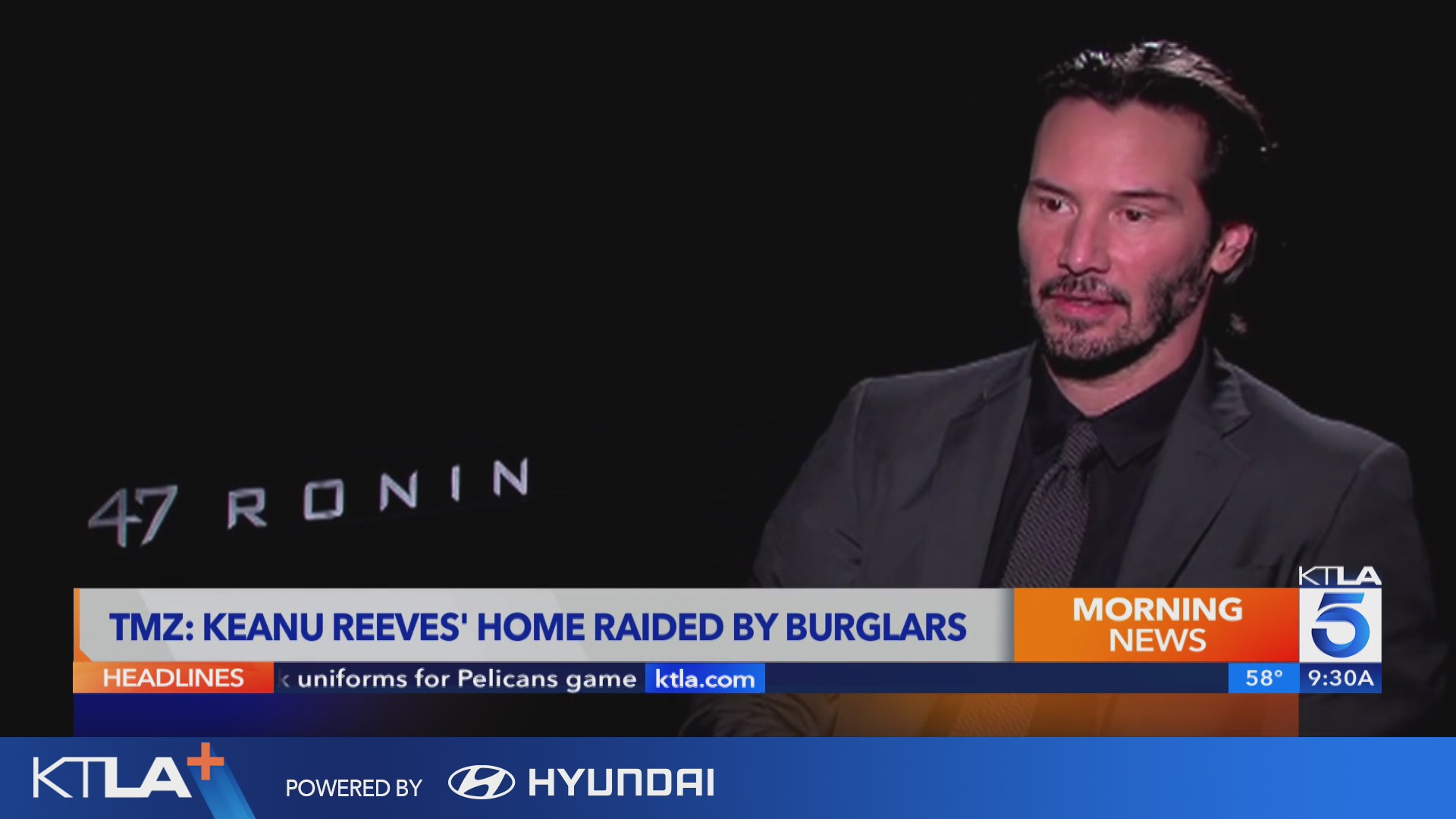Keanu Reeves’ Hollywood Hills home raided by burglars: Report – KTLA