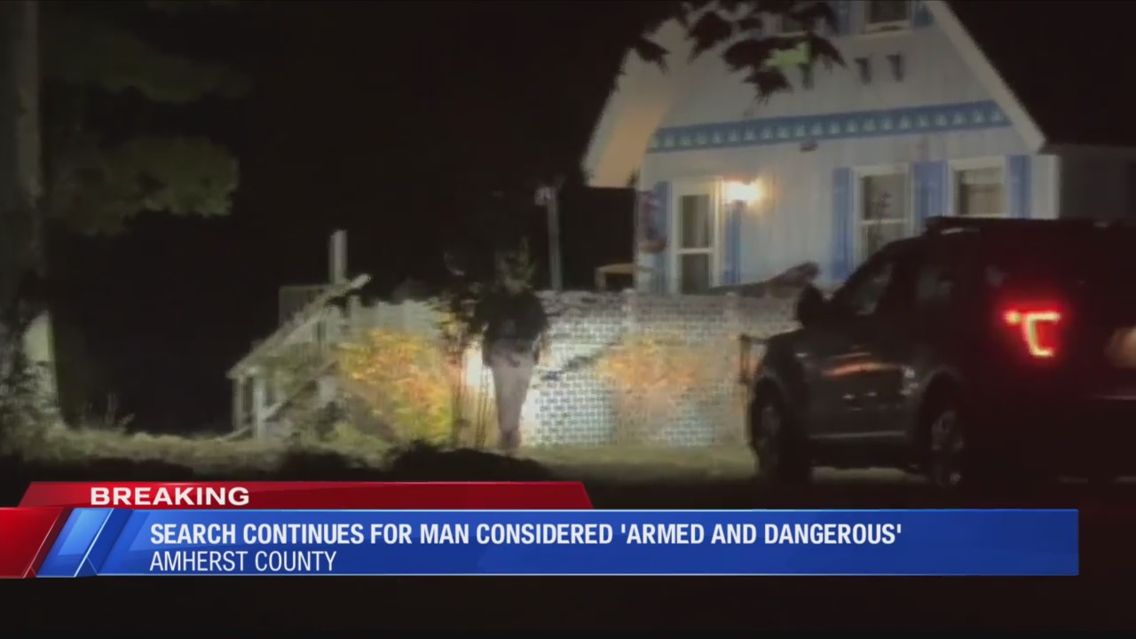 Manhunt Amherst County Sheriff’s Office looking for man wanted on