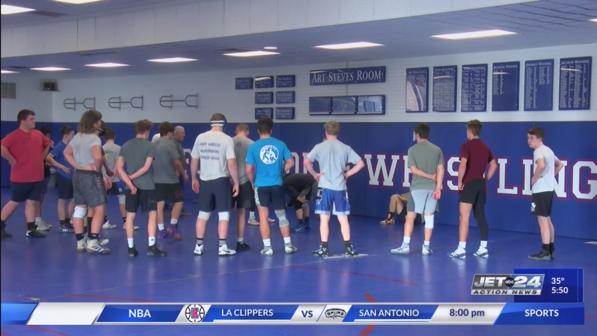 HS Wrestling Fort LeBoeuf Bison