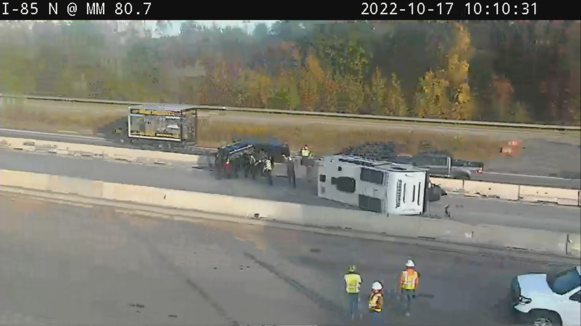 Roadway blocked on I-85 due to crash in Spartanburg Co. – WSPA 7NEWS