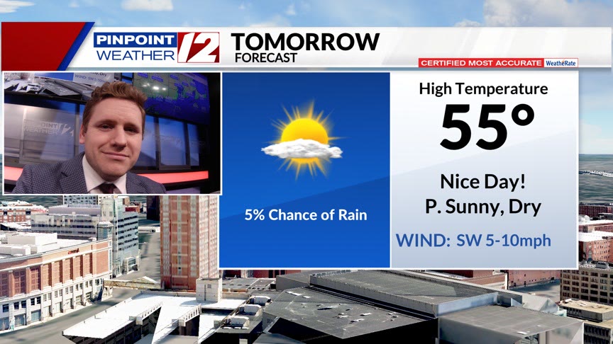 Weather Now: Drier This Afternoon; Nice Day Saturday – WPRI.com