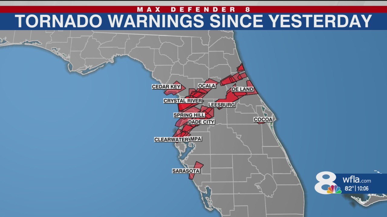 Two EF-2 tornadoes touched down in Tampa Bay area, NWS says – WFLA