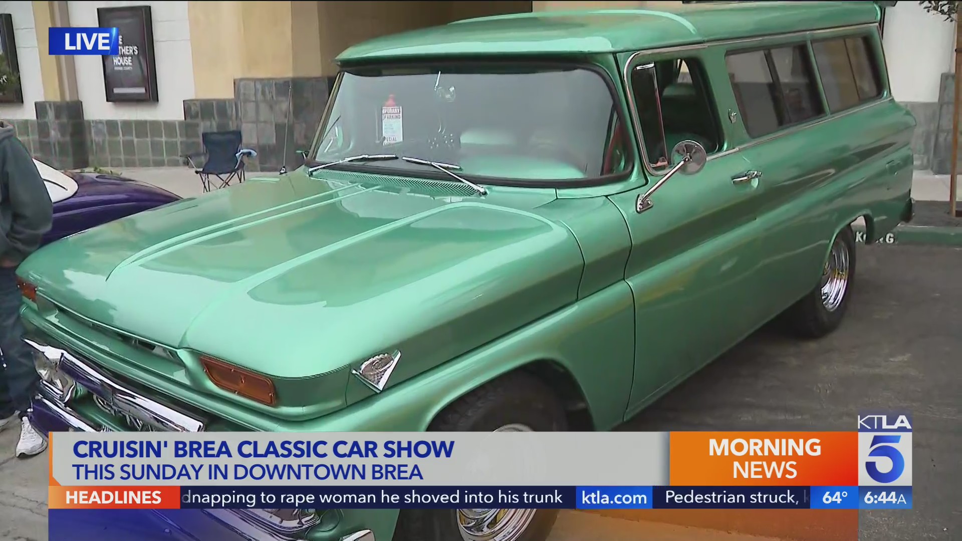 Cruisin’ Brea Classic Car Show KTLA