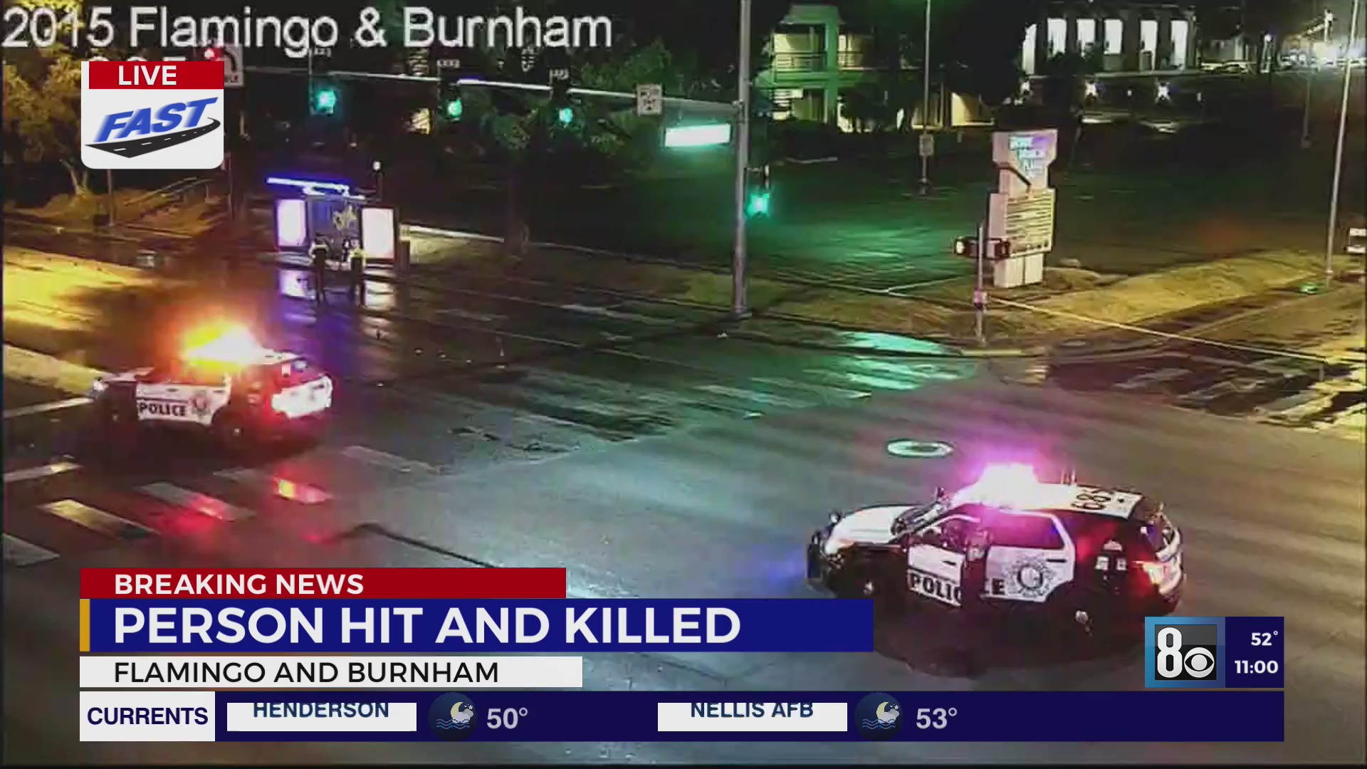 Pedestrian hit, killed in central Las Vegas valley – KLAS