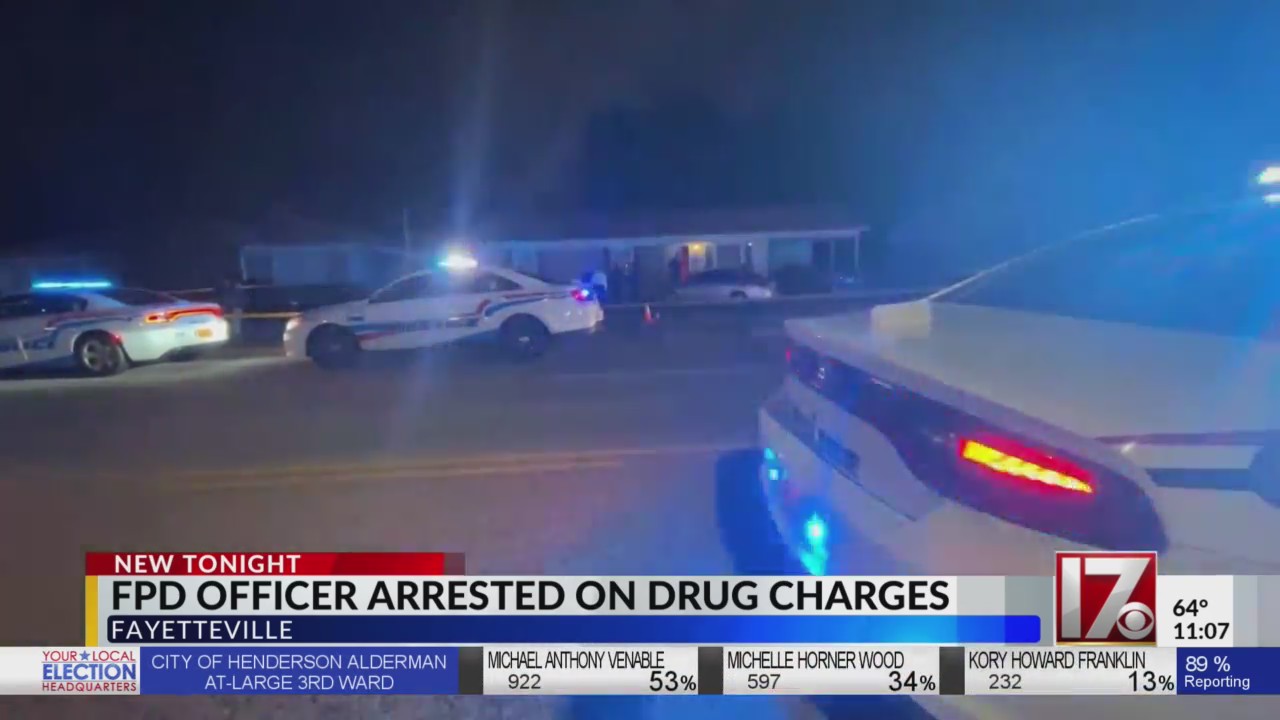 Fayetteville police officer arrested on drug charges, chief says ...