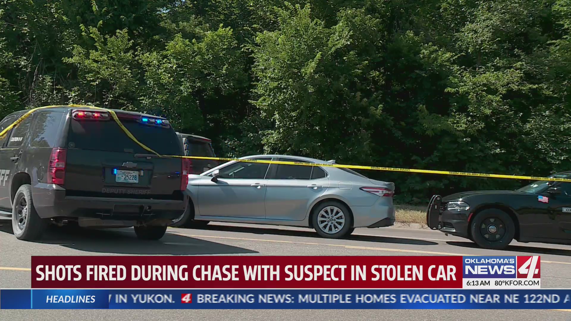 Shots fired during chase with suspect – KFOR.com Oklahoma City
