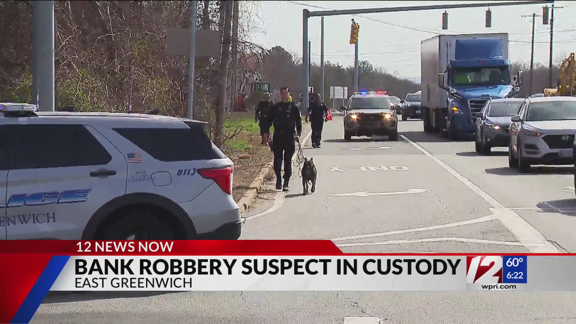 Arrest made in connection with East Greenwich bank robbery – WPRI.com