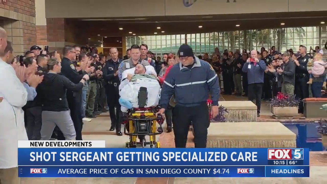 Shot Sergeant Getting Specialized Care – FOX 5 San Diego & KUSI News