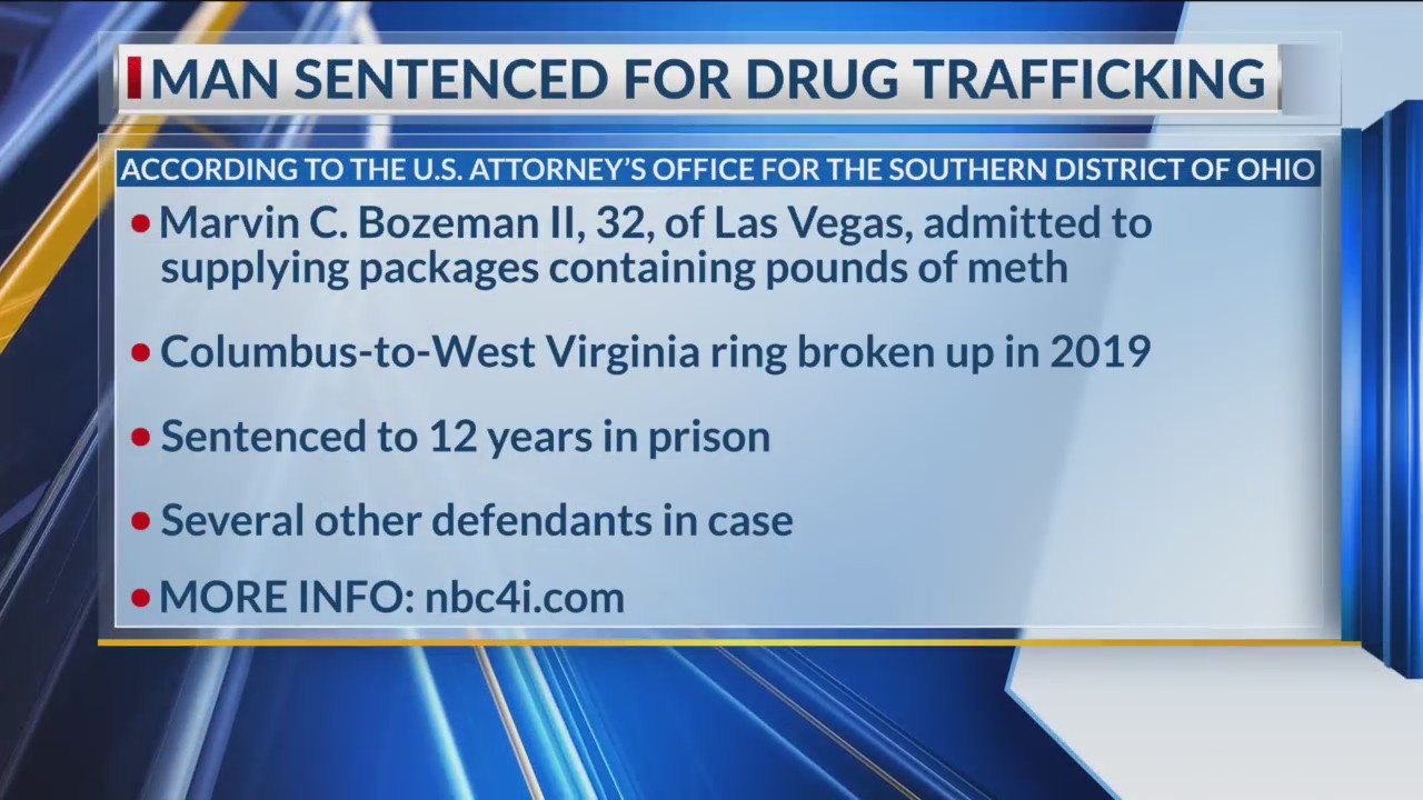Man sentenced to 12 years in prison for trafficking methamphetamines ...