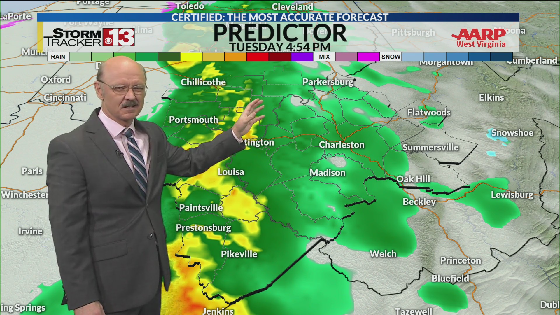 Rain zips through the region as freeze-thaw cycle develops – WOWK 13 News