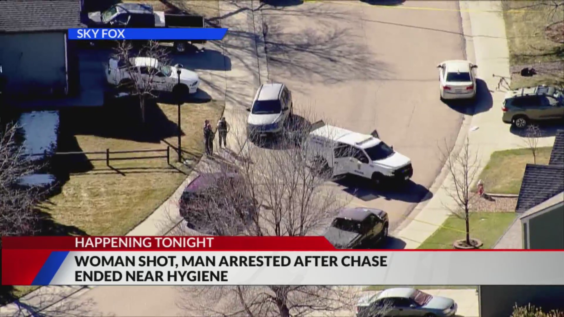 Woman shot in Longmont driveway, police chase suspect – FOX31 Denver